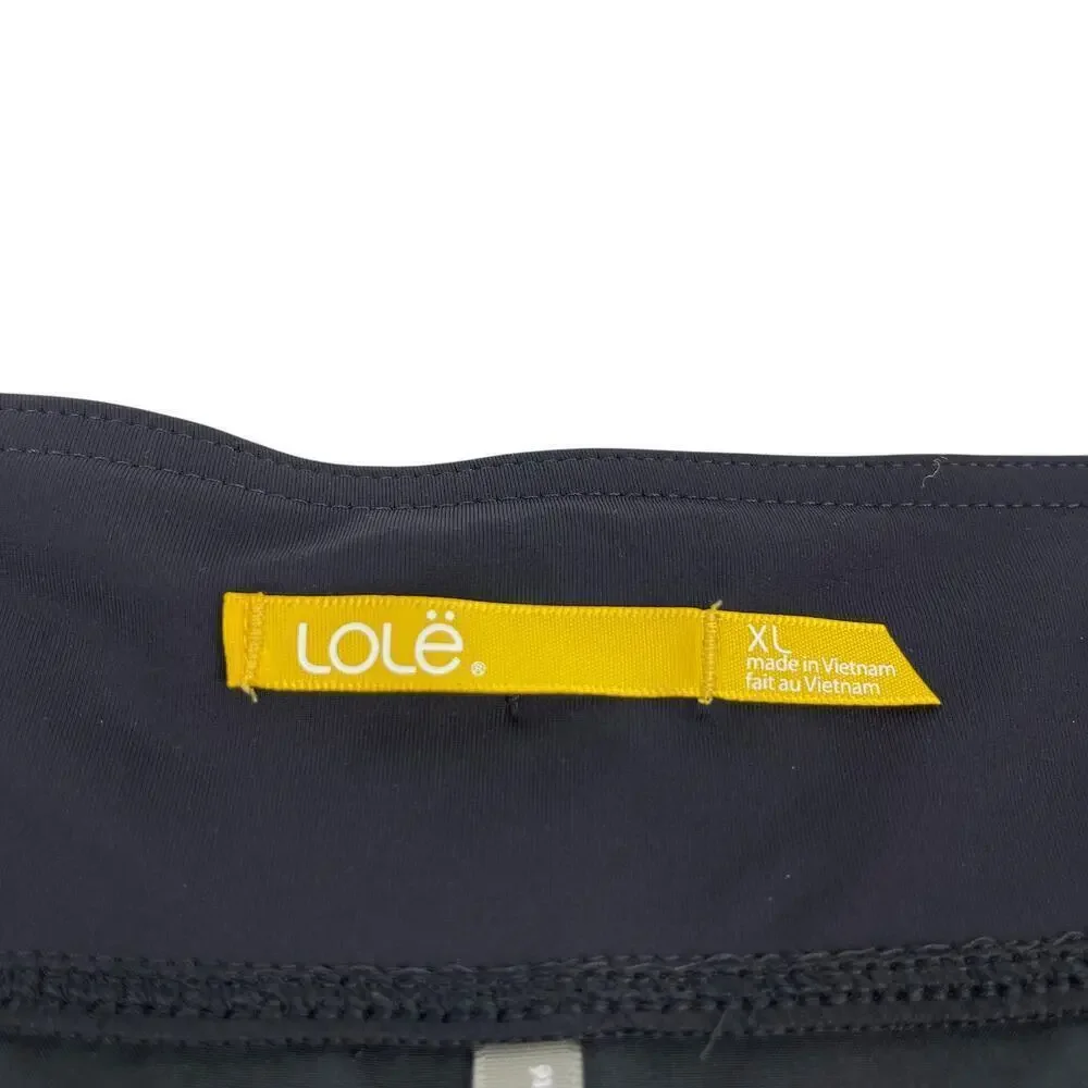Lolë Women's Board Shorts Black Size XL EUC Recycled Polyester Swim Activewear